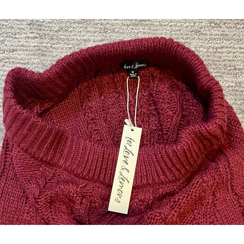 FOR LOVE & LEMONS NWT - Layton Mini Cable Knit Skirt - SIZE M (RETAILS $114) - Picture 4 of 4